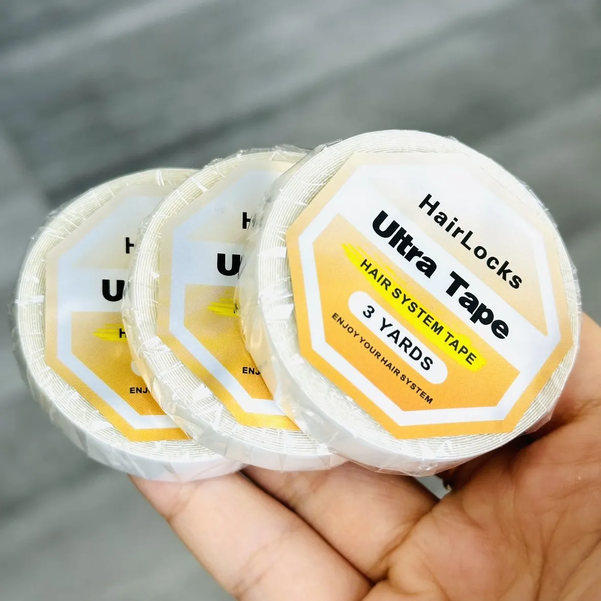 3/12/36 ياردة/لفة نظام الشعر الشريط ل وصلات شعر لا تألق الترابط على الوجهين الدانتيل شعر مستعار أمامي الشريط لاصق استبدال الشريط