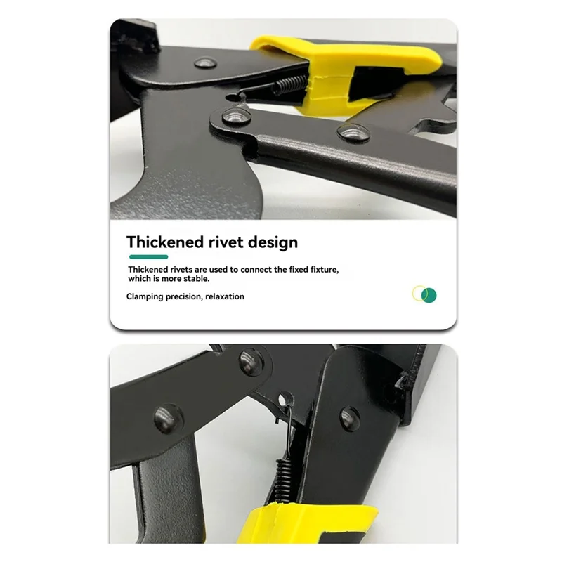 

A36T-90° Clamping Tool Right-Angle Tongs Anti-Displacement Fixation Forceps Diagonal Hole Locator 90 Degree Clip Woodworking Cla