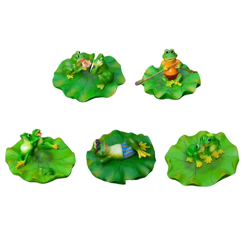 

Floating Decoration Cartoon Leaf Frogs Holiday Parties Floating Ornaments