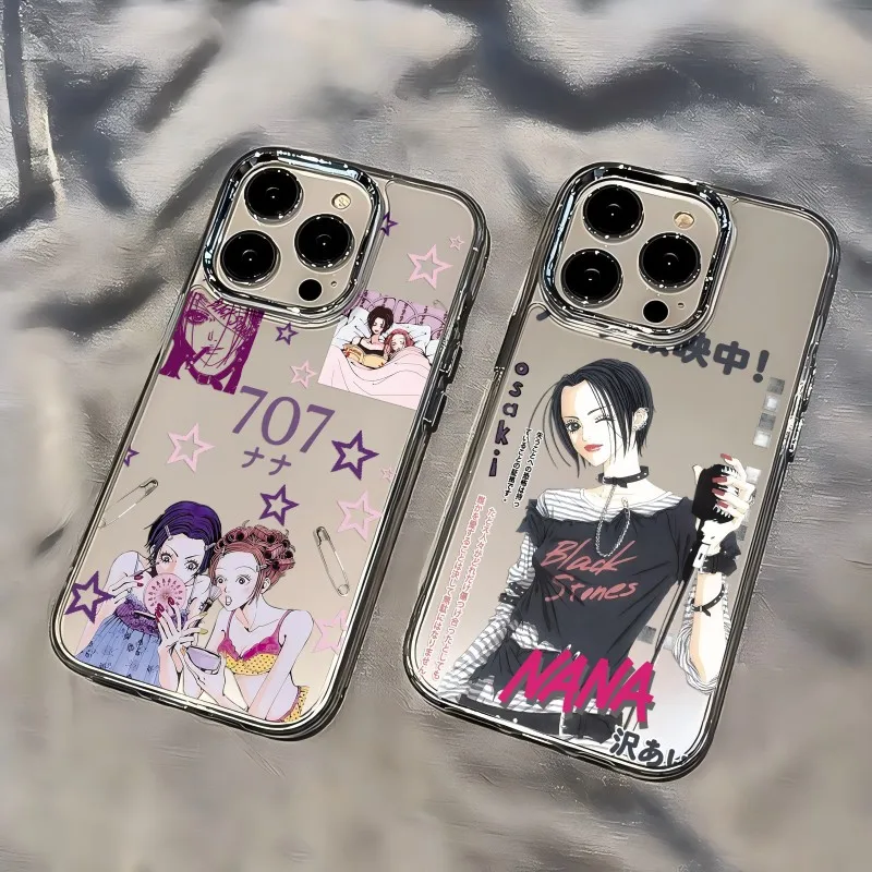 

Anime Cool Nana Osaki Line Phone Case For Google Pixel 10 9 8 7 8A 9A XL Pro 4G 5G Transparent Soft Silicone TPU Back Cover Y2K