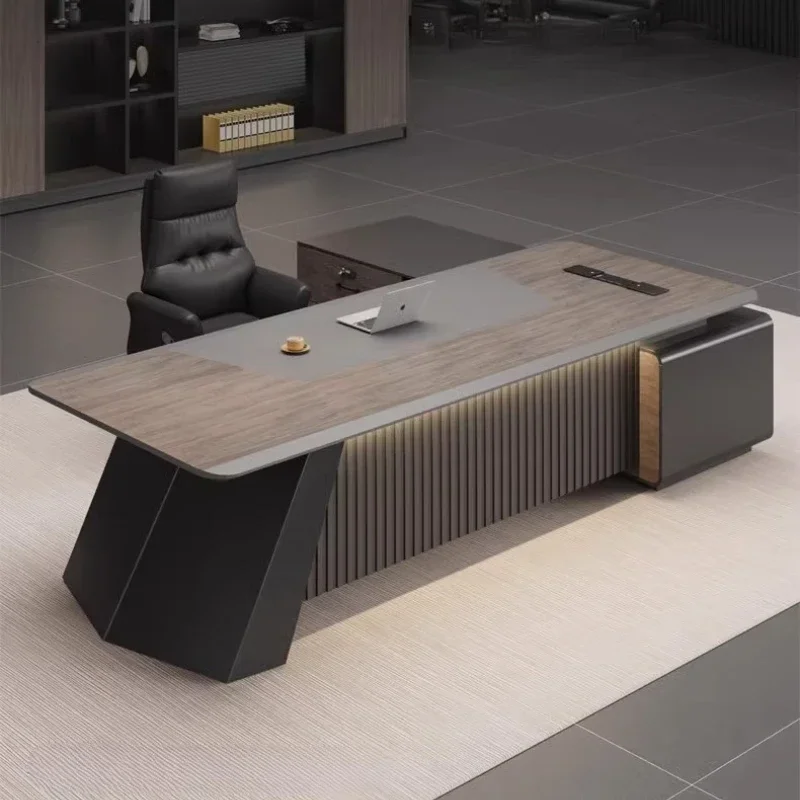 Unique Economic Originality High-quality Large Executive Office Desk Aesthetic Designer Nordic Storage Modern Home Furniture