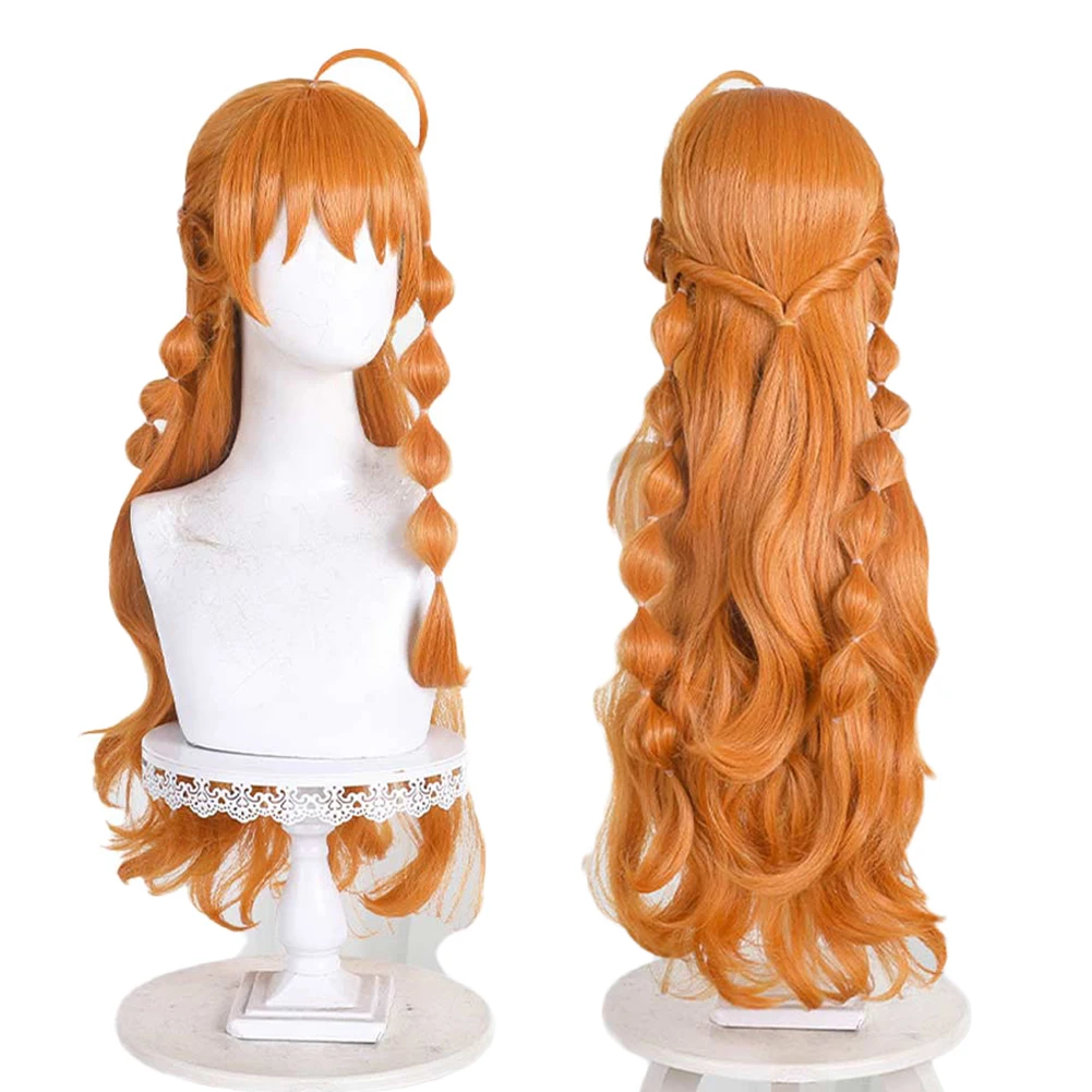 

Anime Pirate Nami Elbaf Cosplay Wig Orange Long Curly Hair Costume Accessories Women Disguise Props Halloween Carnival Party