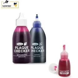 Kids Adult Dental Plaque Indicator 50ml Oral Care Teeth Plaque Checker Regular Double Disclosing Solution Food Colorant Stain
