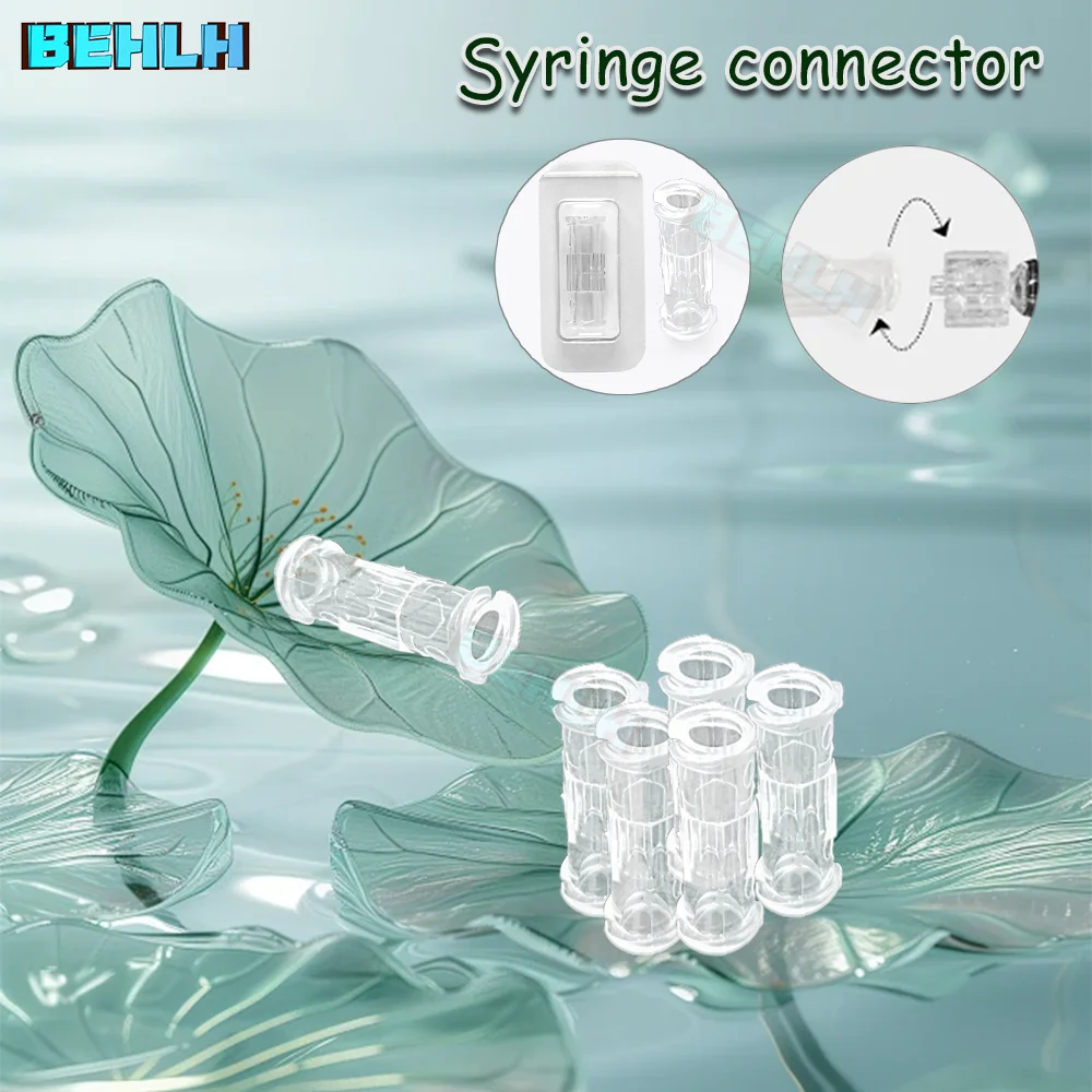 Luer Thread Connector Pp Material Transparent Syringe Double-Way Connector Easy And Durable Use In Sterile Environment Drug Guid