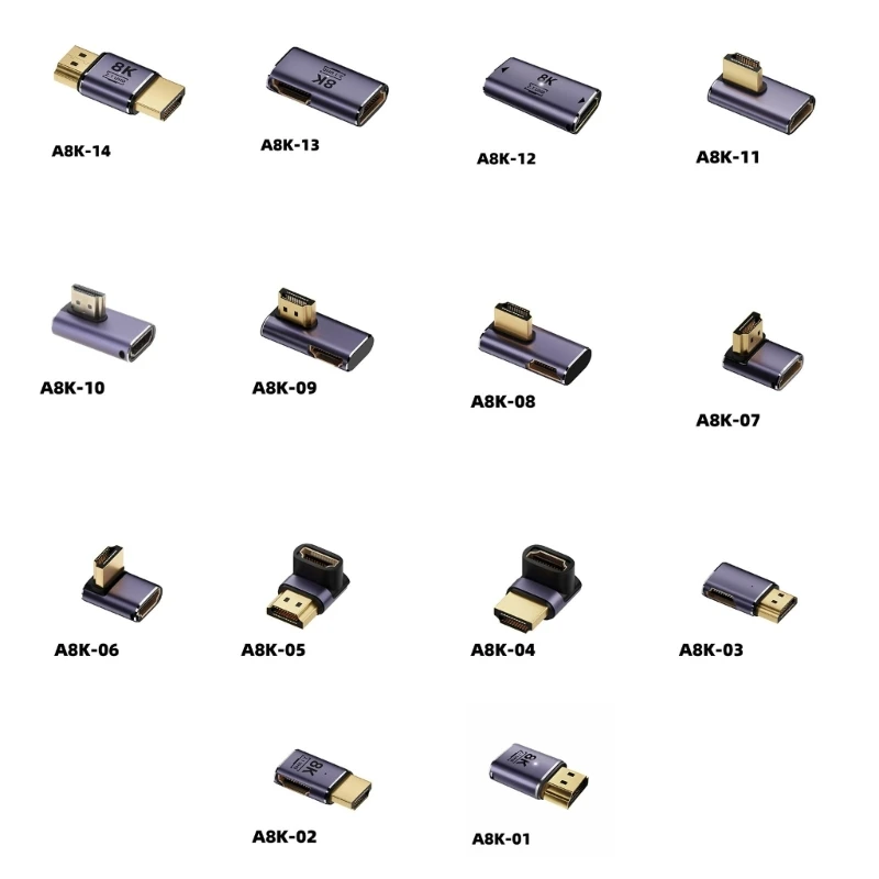 Converters Adapter Coupler UHD2.1 Support 8K60HZ 4K@120Hz Dropship