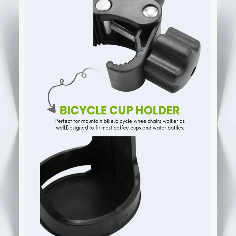 Bike Cup Holder Stroller Bottle Holders Universal 360 Degrees Rotation Antislip Cup Drink Holder For Baby Stroller Pushchair Bic