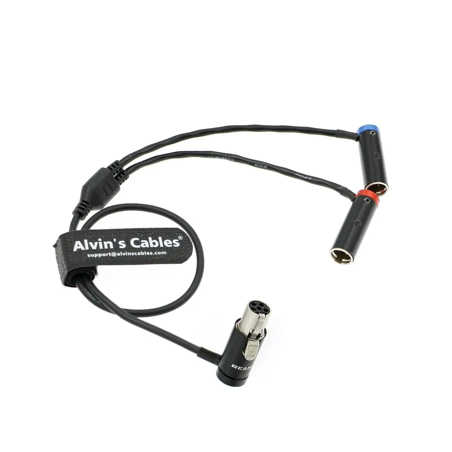 

Alvin's Cables Low-Profile TA5F to Dual TA3M Audio-Cable for Wisycom-MCR54| Lectrosonics-DCHR-Receiver LP Mini-XLR-5 Pin Female