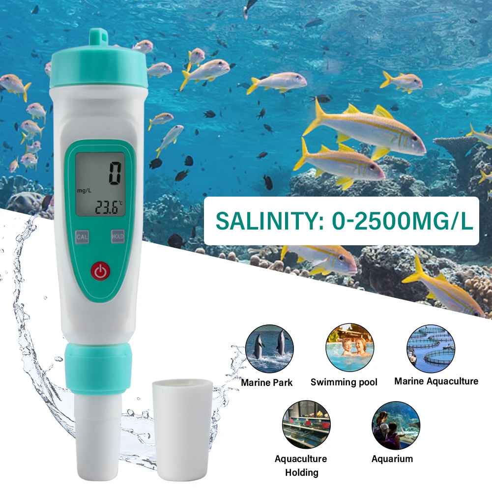 Yieryi YD-1L Digital Salinity Meter Salt Water Pool Food Salty Brine Meter Hydrometer Aquarium Tester