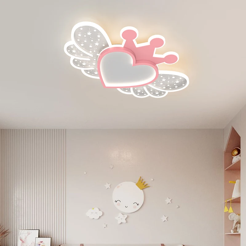 Nordic Modern LED Chandeliers Hanging Lamps For Ceiling Ultra Bright Light With Love Decoration For Living Room Bedroom Fixtures