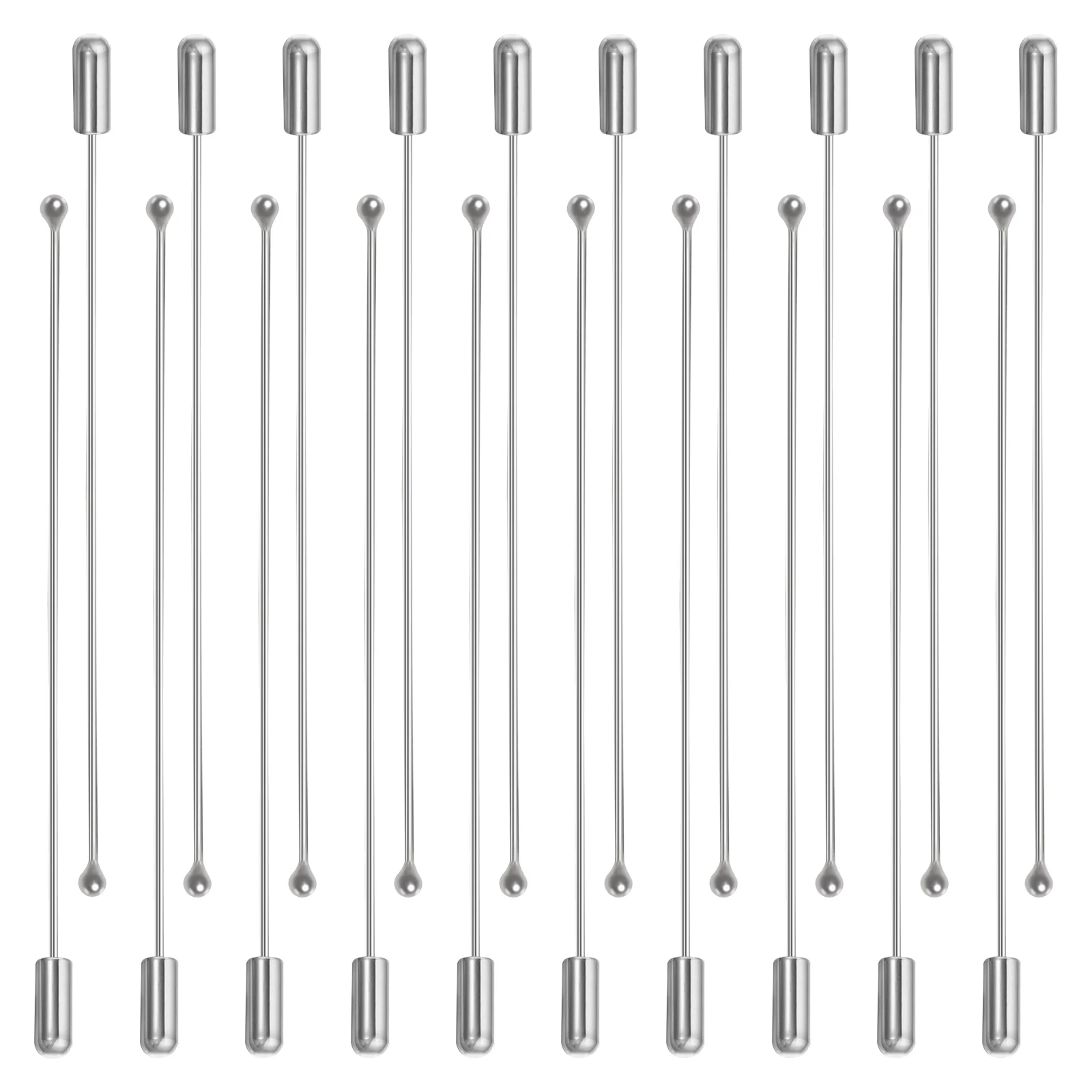 

20 Pcs Brooch Pin Accessories for Diy Boutonniere Bulk Crafts Dress Pins Hat Accessory Delicate Jacket Flowers