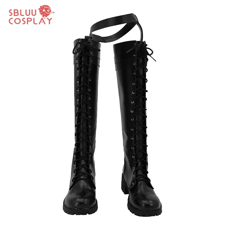 

qq28LQSBluu Косплей Genshin Impact Lyney Обувь для косплея Сапоги на заказ Аксессуары для вечеринки на Хэллоуин