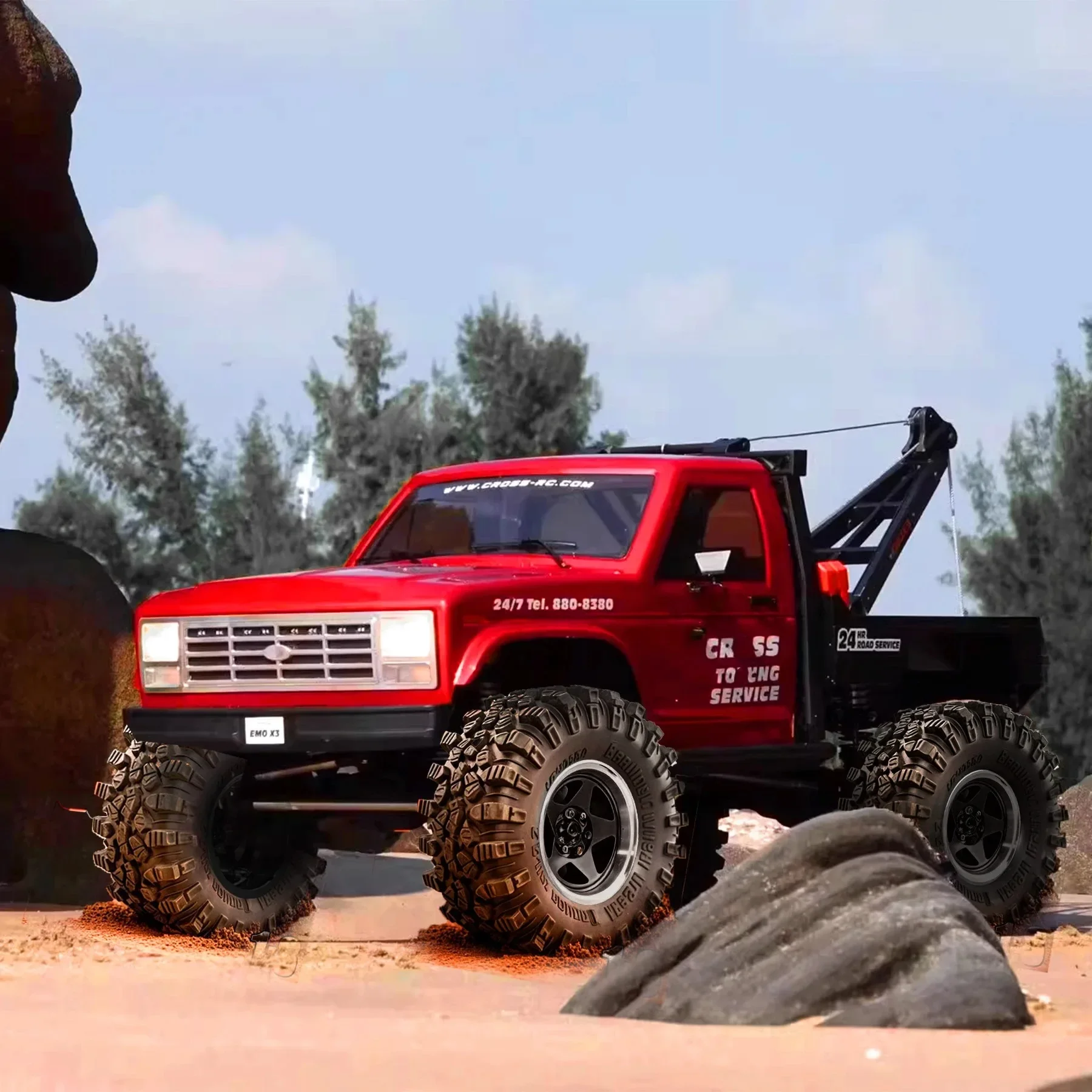 

Wielen en Banden Hoge Zachte Kleverige Modder Slingers Banden & Aluminium Velgen Hex 12mm voor 1/10 TRX4 RC Crawler 2.2 Beadlock
