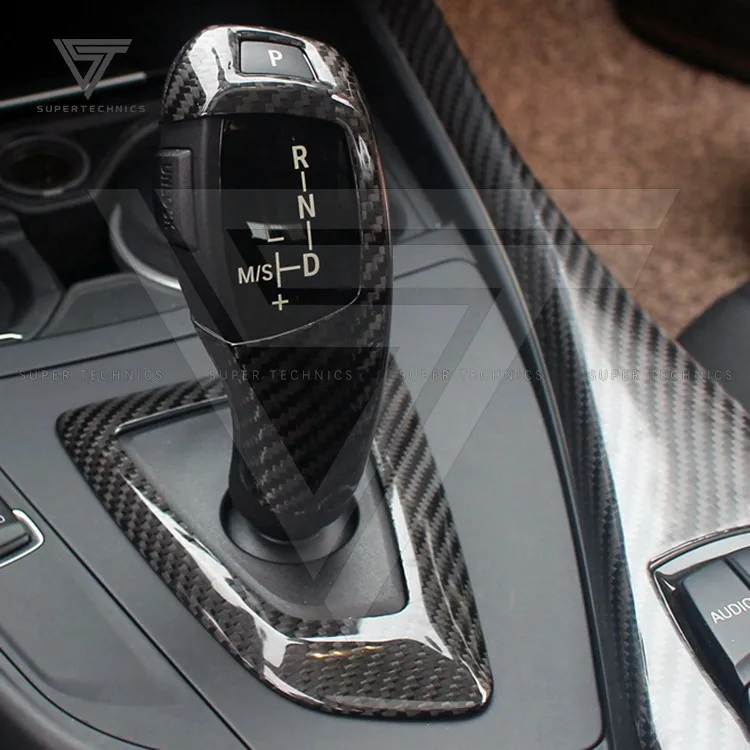 

Carbon Fiber Gear Knob Cover for 2014-2016 for Bmw X5 X6 E70 E71 F15 F16