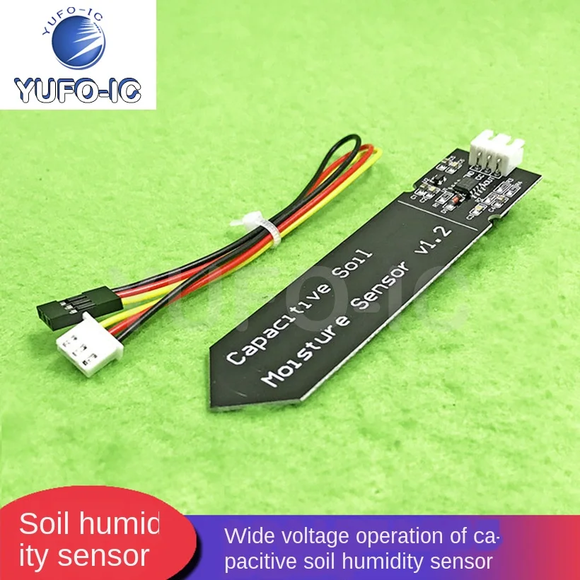 Free Ship 1PCS Capacitive Soil Humidity Sensor Is Not Easy To Corrode Wide Voltage Working Wire