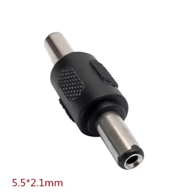 8PCS DC 5.5*2.1mm Double Male To Male Jack Female To Female Socket Plug Connector Jack Adaptor