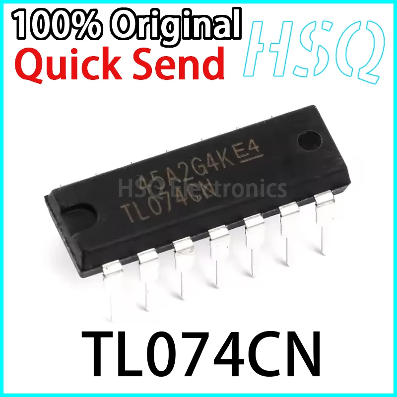 

10PCS TL074CN TL074 Low-power Operational Amplifier Chip with Direct Insertion DIP-14 Brand New Original Equipment