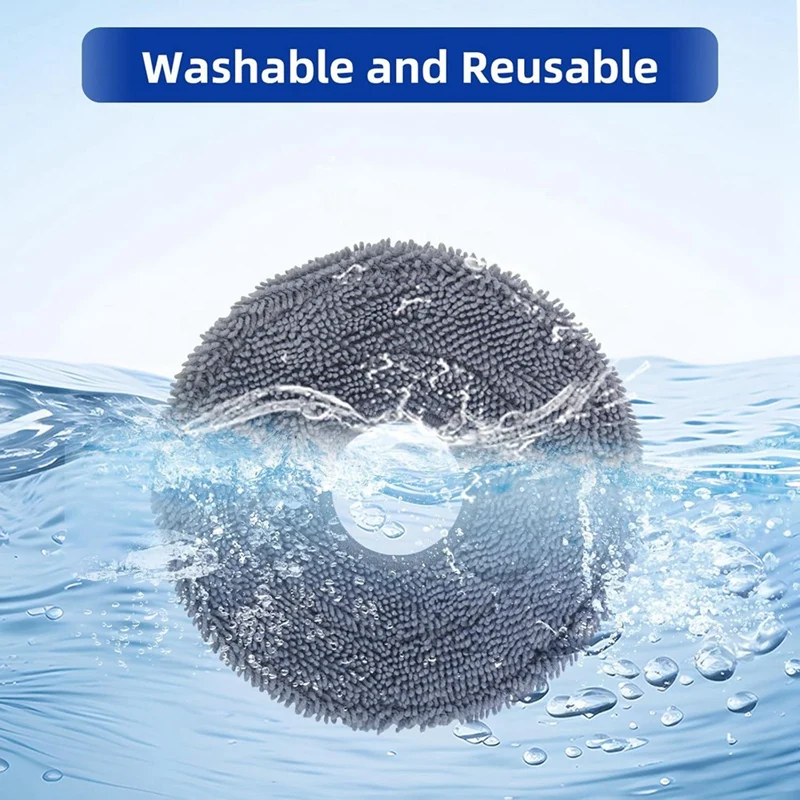 Microfiber Mop Pads For Saros 10R Z70 Q Qrevo S Pro Master Plus Curv Parts
