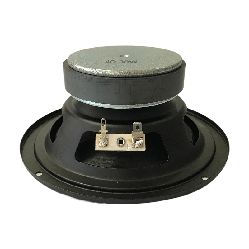 6Inch 4ohm/8ohm 87DB 25-core Paper Cone rubber edge FullRange Speaker RMS 30W 85mm Ferrite magnet Midrange Speaker(1pcs speaker)
