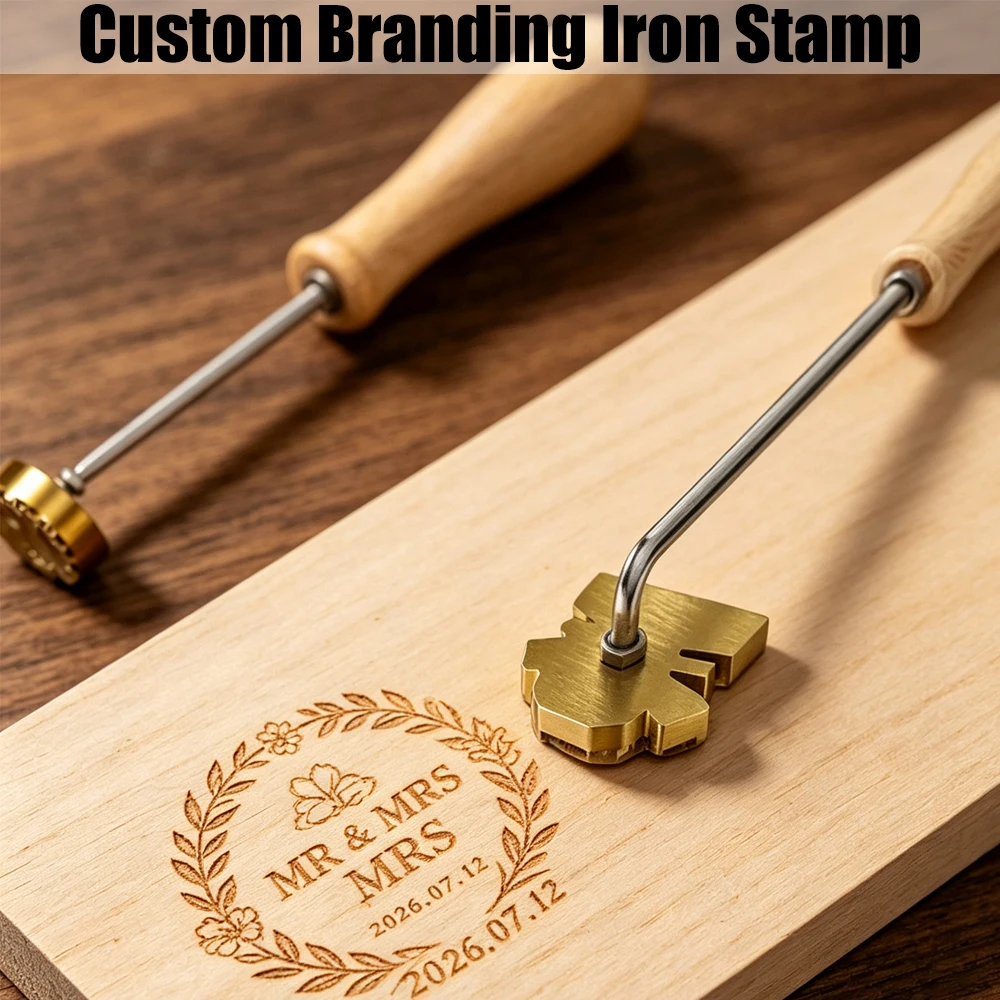 Woodworking Logo Design - Kişiselleştirilmiş Logo Markalama Demir Damgası M8
