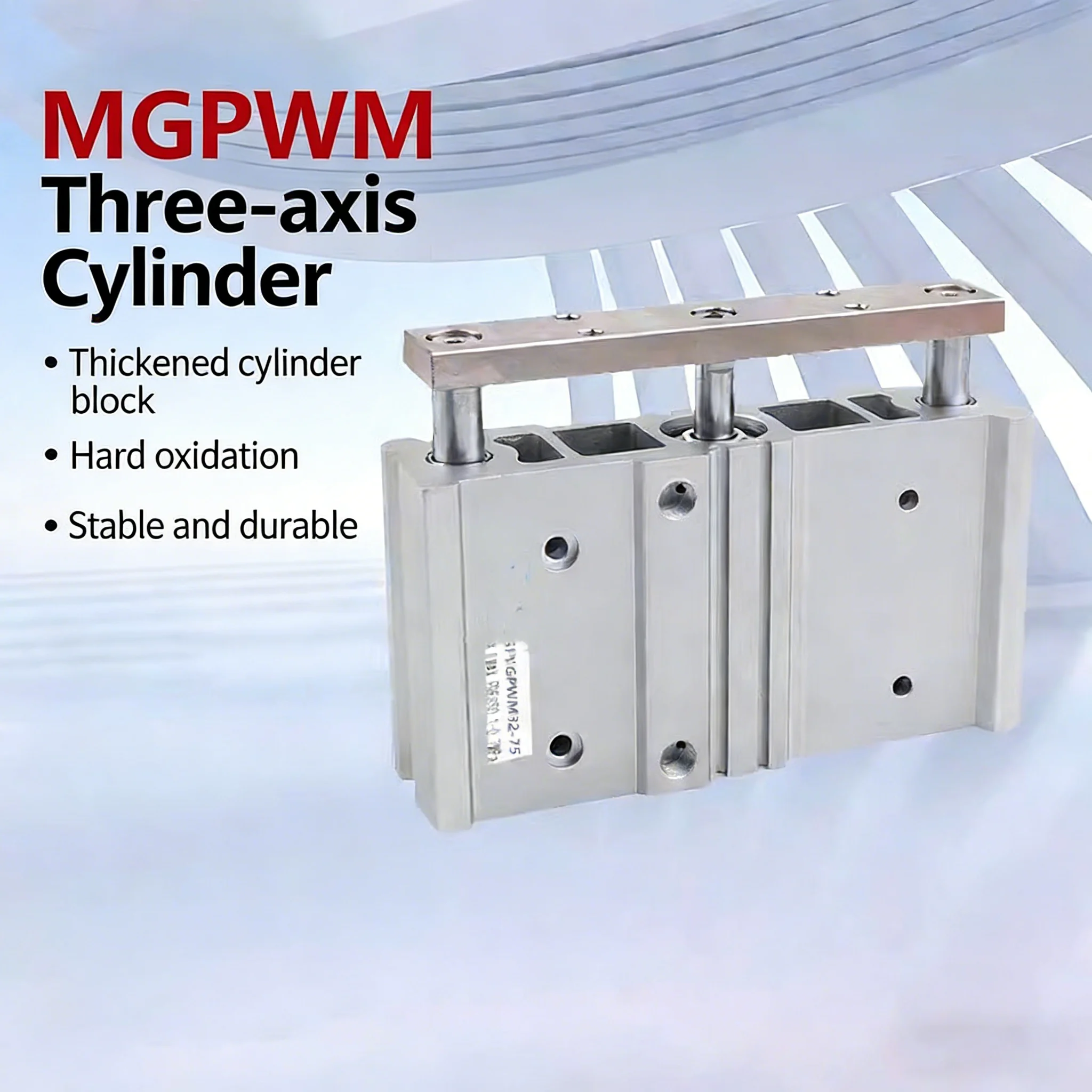 Three-axis Guide Rod Cylinder Wide Type MGPWM32-75 100 MGPWL20 25 40-175 125 150