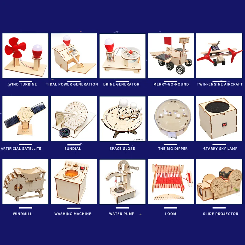 

DIY автомобиль робот сборка научные модели обучающие детские развивающие игрушки оборудование-головоломки игрушки наборы материалов школьные проекты