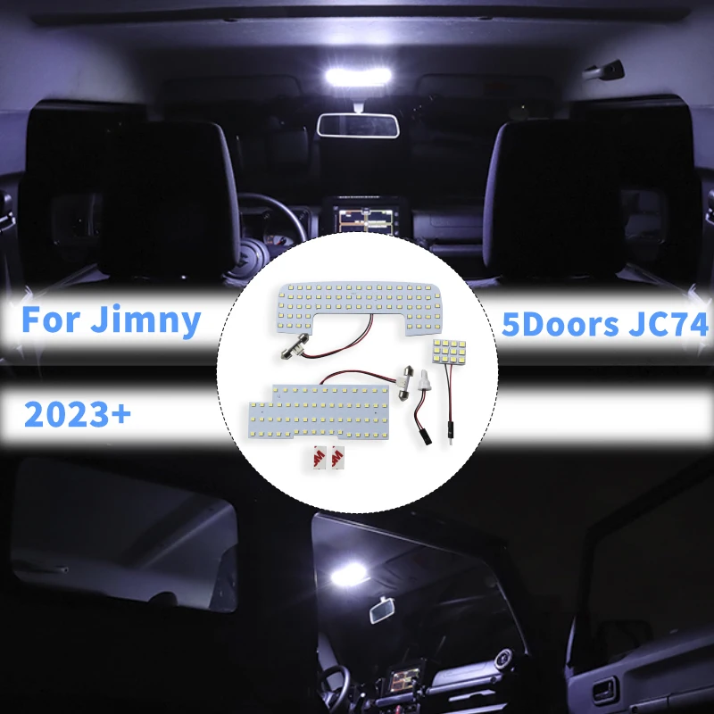 

Светодиодные лампы для салона: потолочные, для чтения, карманные, желто-белые, для Suzuki Jimny 5 дверей 2024-2025