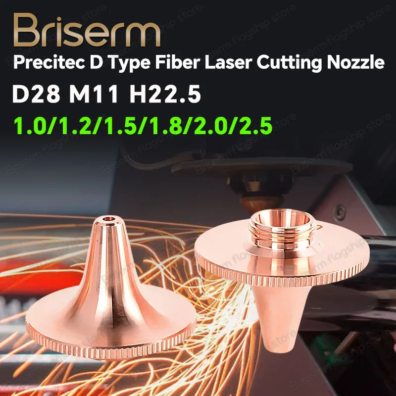 precitec-fiber-laser-nozzle-d28-m11-h225-laser-copper-nozzle-caliber-10-25mm-bevel-nozzles-for-precitec-laser-head