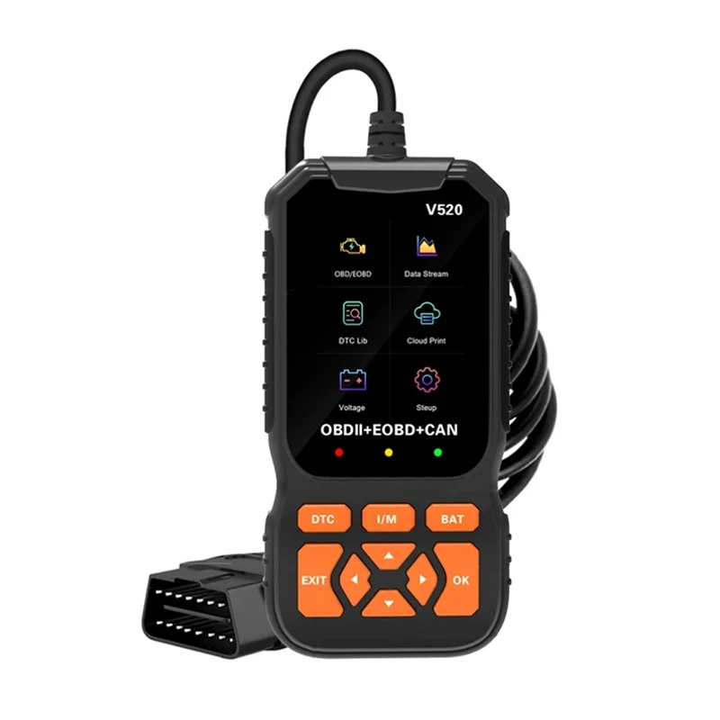 

OBD2 Scanner Live Data Professional Mechanic OBDII Diagnostic Code Reader Tool For Check Engine Durable Easy Install Easy To Use