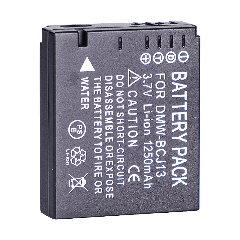 1250mAh DMW-BCJ13 BP-DC10 BPDC10 بطارية فك تشفير كاملة لباناسونيك لوميكس DMC-LX5 LX5GK LX5K LX5W LX7 LX7GK LX7K بطارية الكاميرا