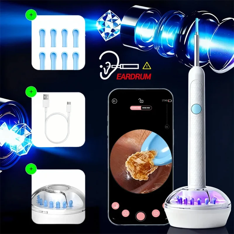 

Лидер продаж, визуальный очиститель ушной серы, камера, безопасная камера для удаления ушной серы, эндоскопическая камера, инструменты для чистки ушей, уход за ушами, технология изменения вживую