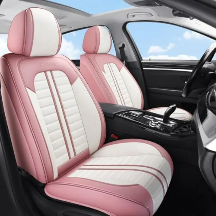 

Полный комплект чехлов для автомобильных сидений из водонепроницаемой кожи, универсальные, для легковых автомобилей, внедорожников, пикапов, грузовиков, повышенной прочности