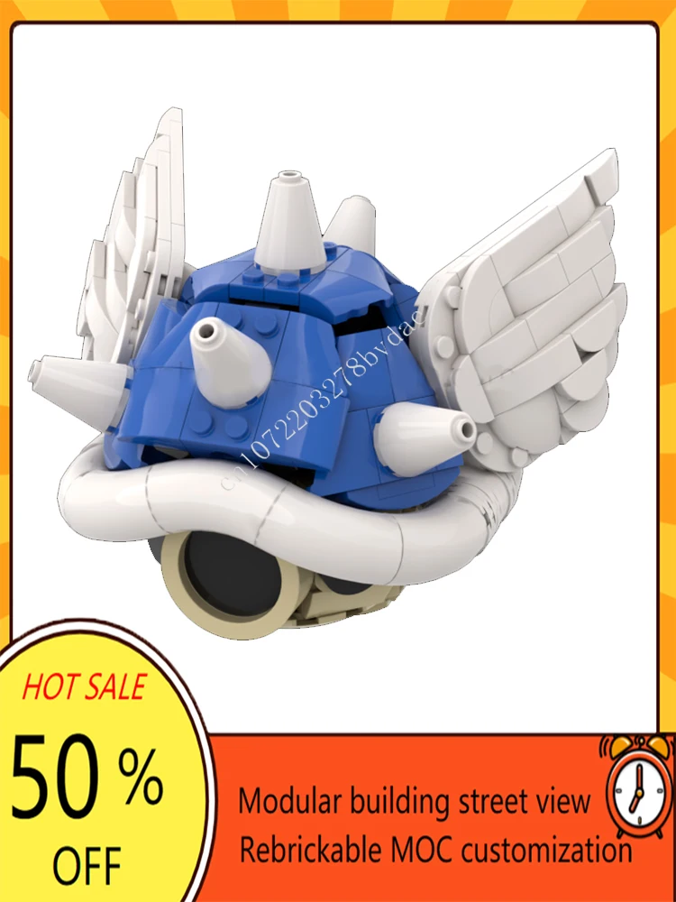 326 pièces MOC ville Animal coquille épineuse avec ailes Zoo mignon animaux accessoires maison assemblage technique bricolage amis cadeaux de noël