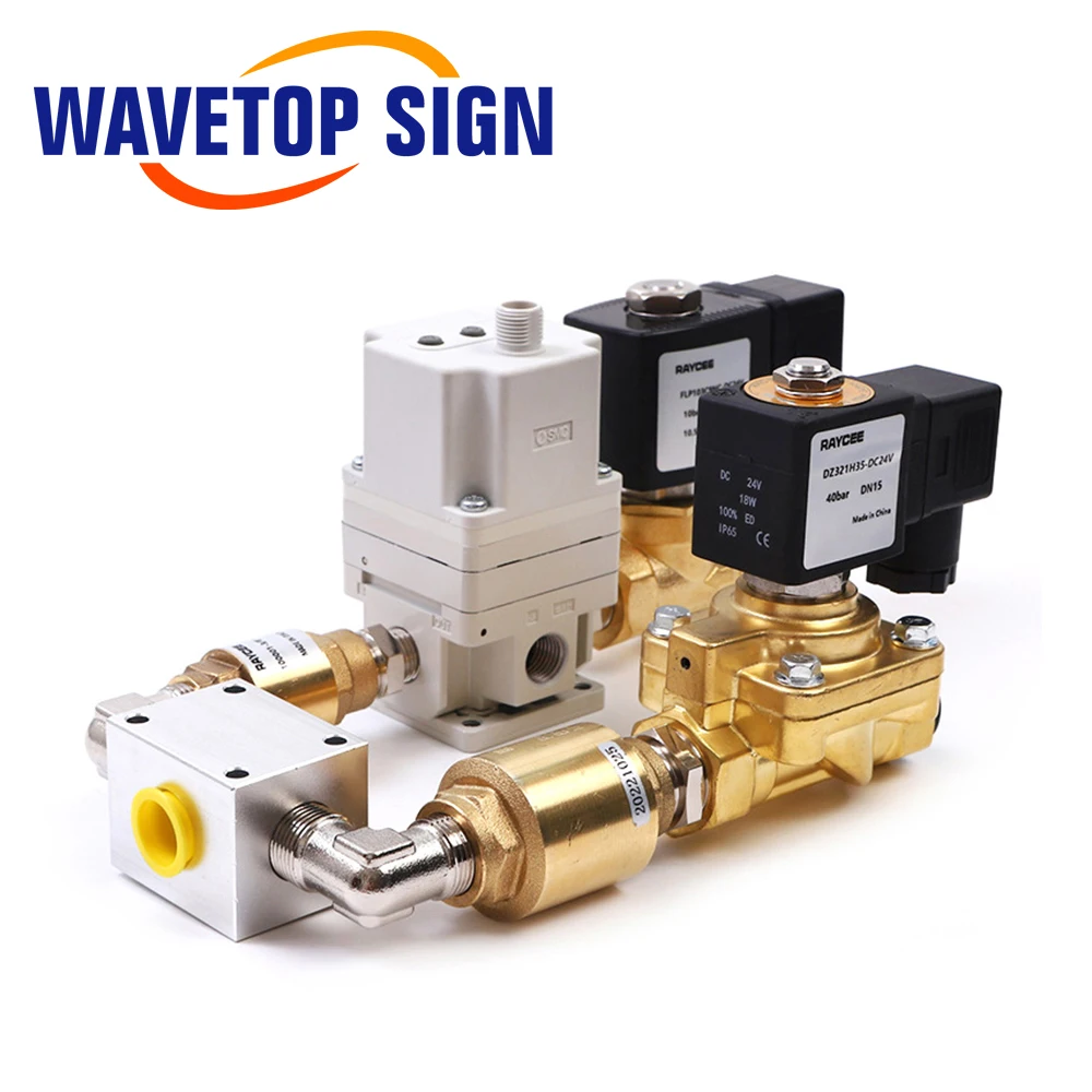 WaveTopSign Solenoid Valve Kits 24V ITV2050-313N Pneumatic Equipment for Fiber Laser Metal Cutting Machine