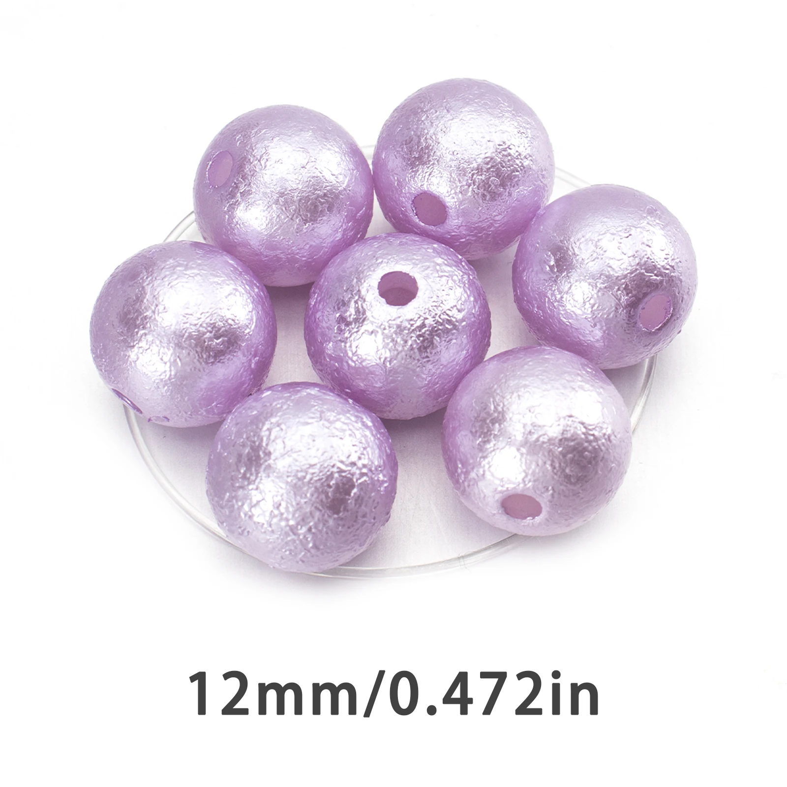 10-12-16mm Bunte Acryl-Perlen  – Pearl Stud Earrings Bewertung und Preis