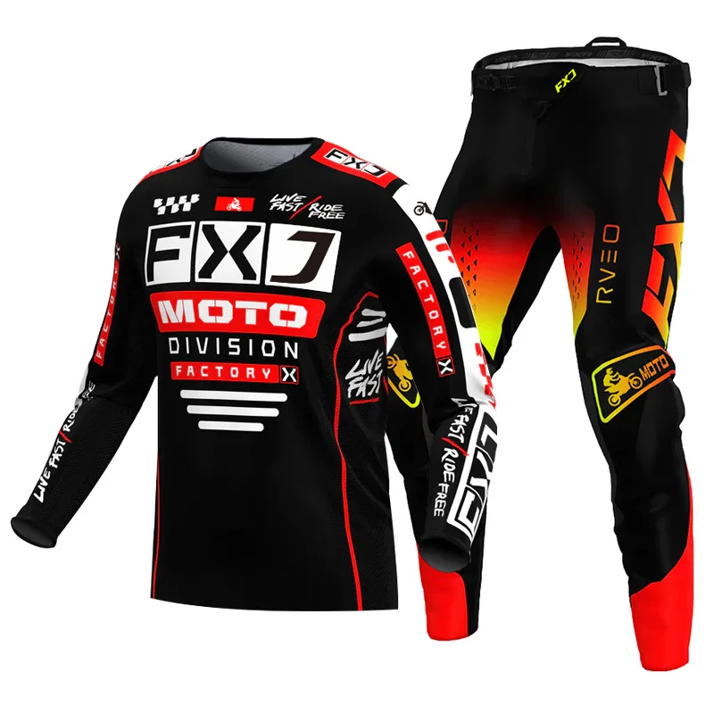 

motocross gear set racing suit Off-road MX DH BMX ATV MTB Enduro MOTO Mens Kits Women's mountain Motorcycle Combo Downhill