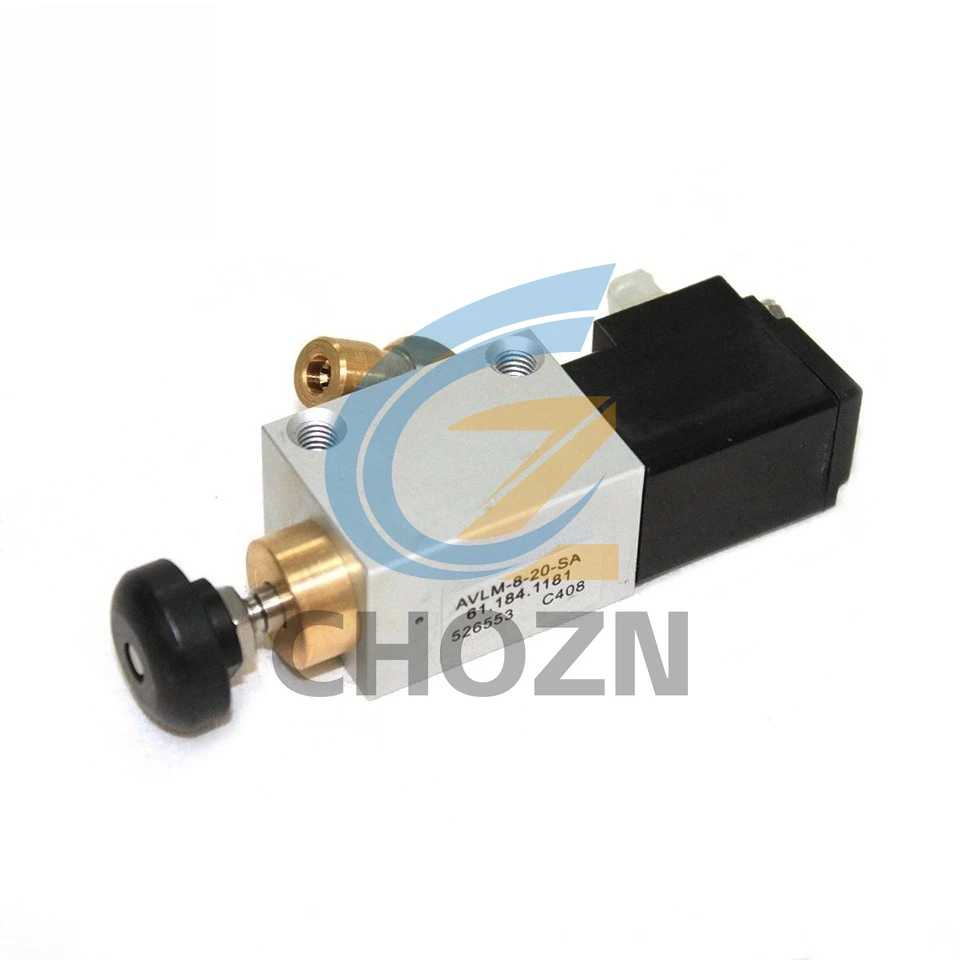 

Heidelberg SM102 Front Gauge Solenoid Valve Heidelberg Solenoid Valve Copper Head 61.184.1181 Heidelberg Spare Parts
