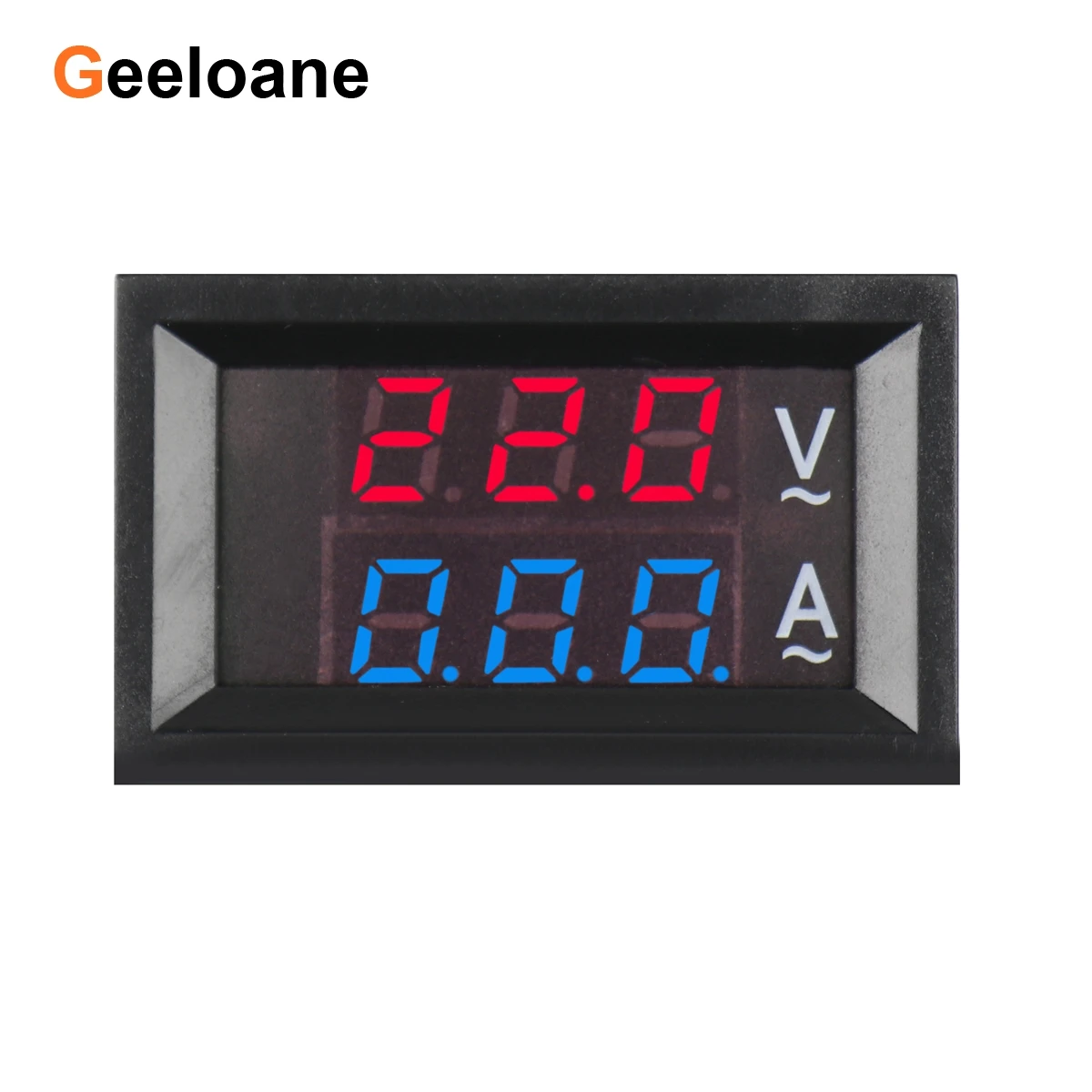 0.28 "Lcd Digital Voltage Current Meter Ac 60-500V 10A/50A/100A Dual Digitale Display meter Ammete Diy Met Ac Transformator