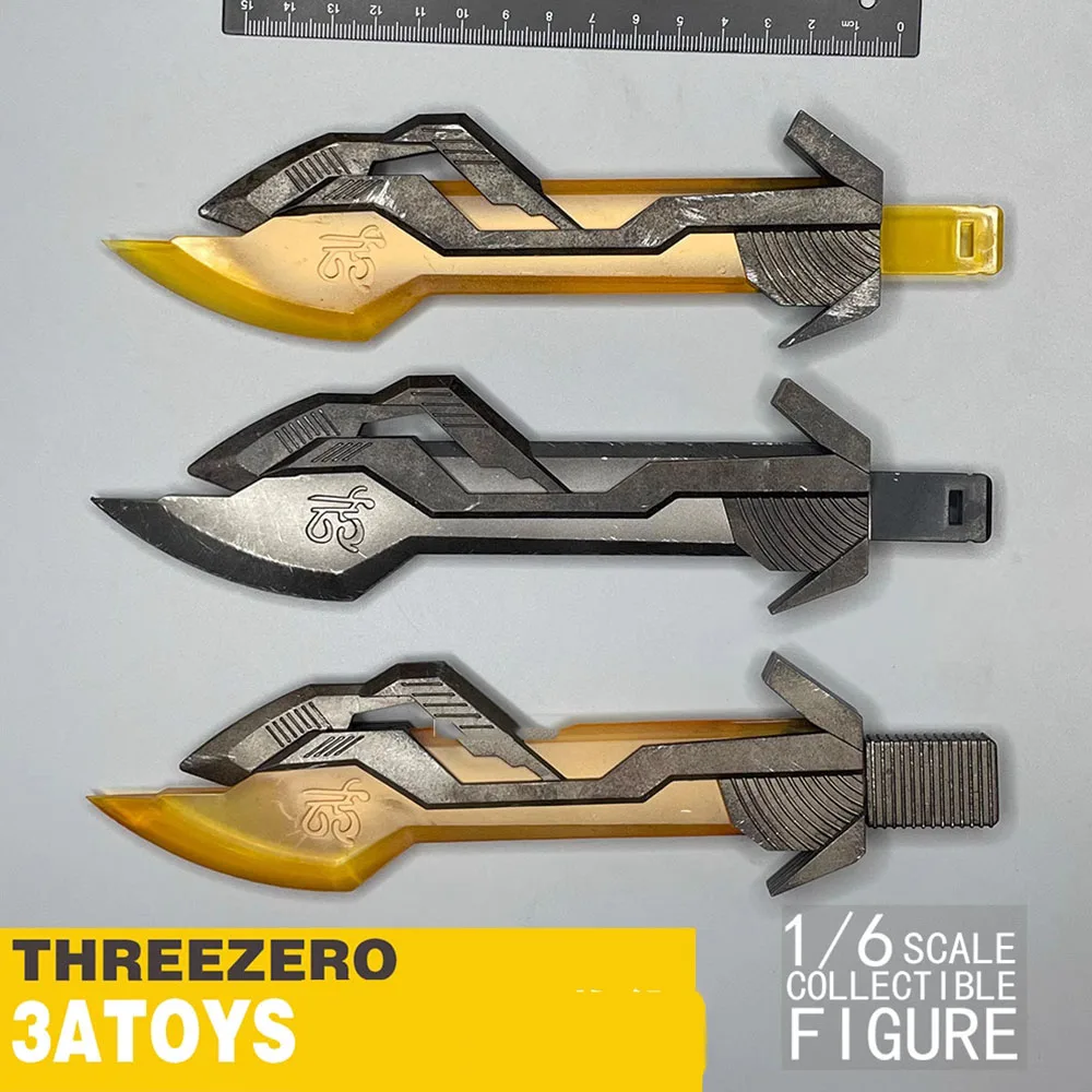 

1/6 For Sale 3ATOYS Science Fiction Mecha Sword Weapon PVC Material 3 Colors for Option For 12" Scene Component DIY