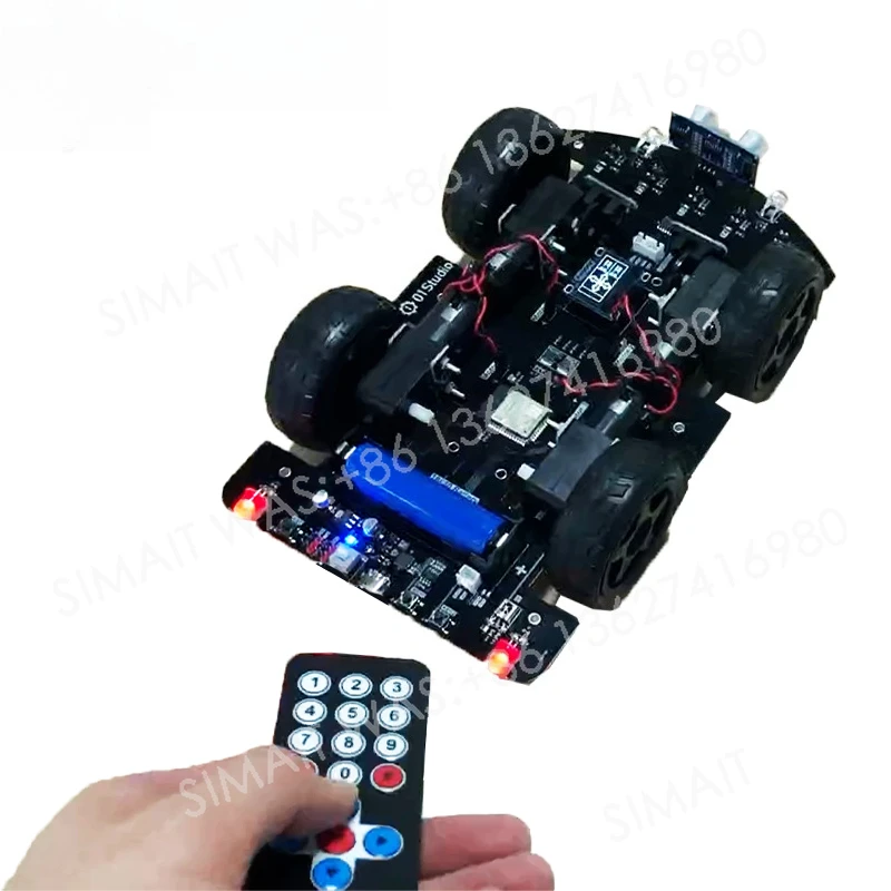 pyCar ESP32 MicroPython Smart Car | DIY Programming Kit | Obstacle Avoidance & Line Follow