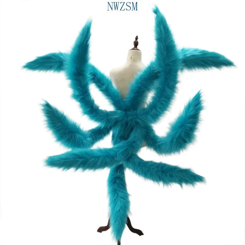 Game LOL Cosplay Costumes Fox LOL Ahri Nine Tailed Upgraded Transform-model Tail Cosplay White 3 Sizes