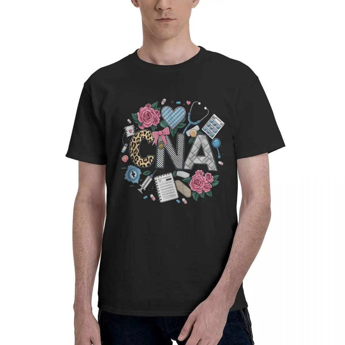 

CNA Medical Art Decor Unique Motion High grade Champion Top tee Leisure Eur Size