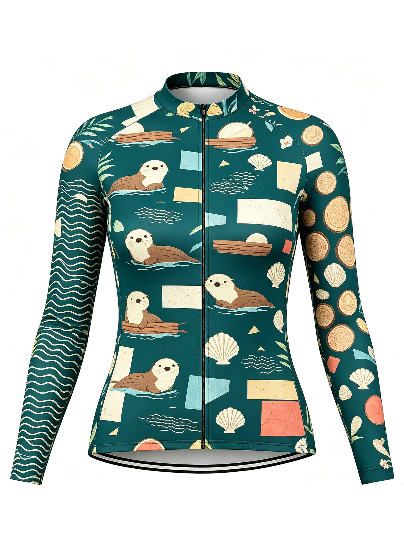 Men’s Summer Surf Stand Collar Rash Guard Letter Graphic Print Quick Dry Beach Swim Top