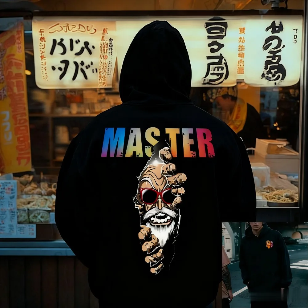 

Dragon Ball Turtle Fairy Funny Trend American High Quality Sweater Autumn Winter Versatile Casual Jacket for Men and Women New