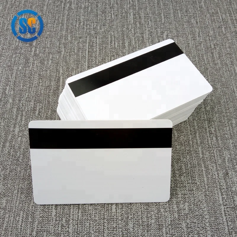 Inkjet business printable PVC white blank RFID cheap key card with magnetic stripe