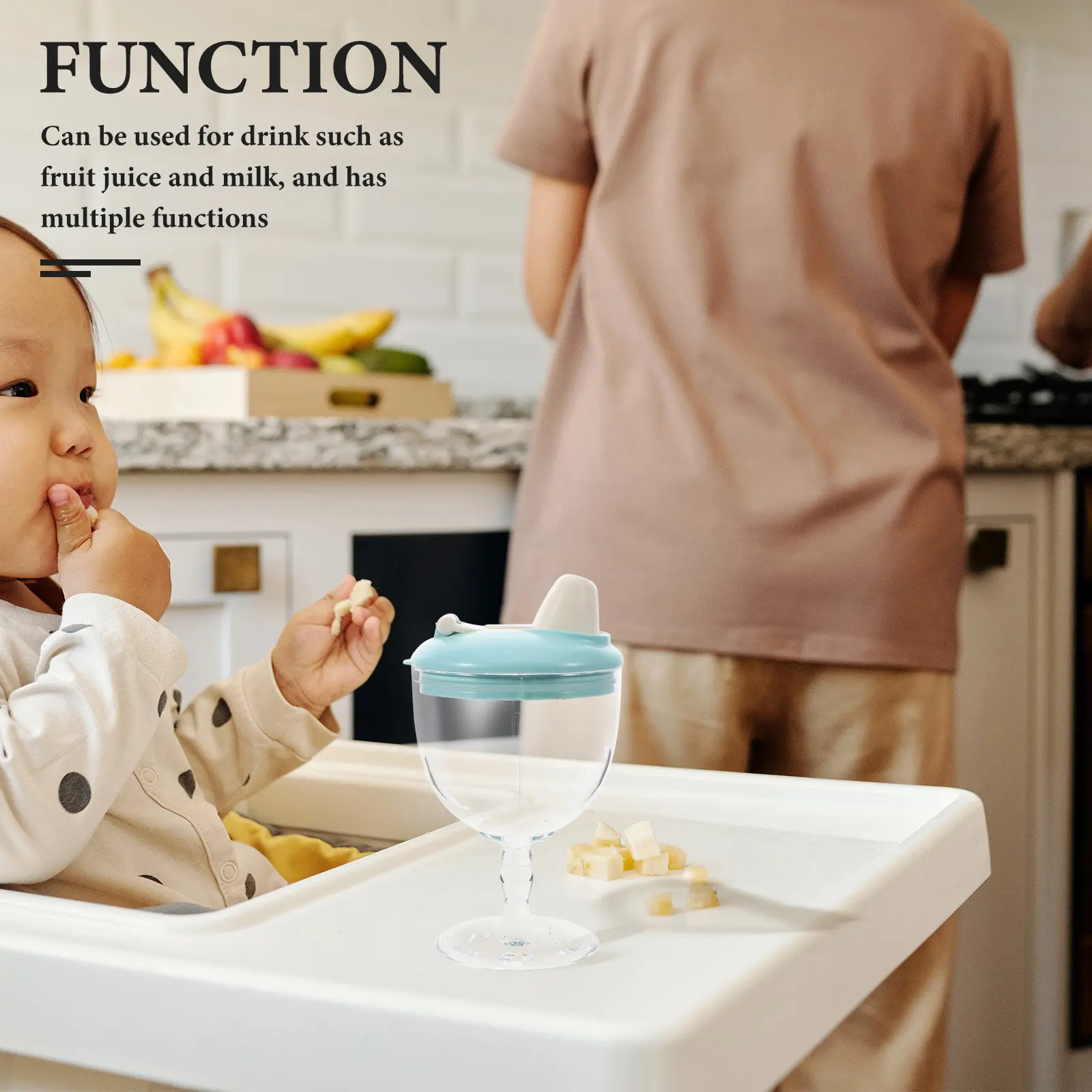 

150Ml Baby Sippy Cup Sky-Blue No Spill Leak Proof Training Cup for Toddlers Easy Grip Handle Dishwasher Safe Feeding