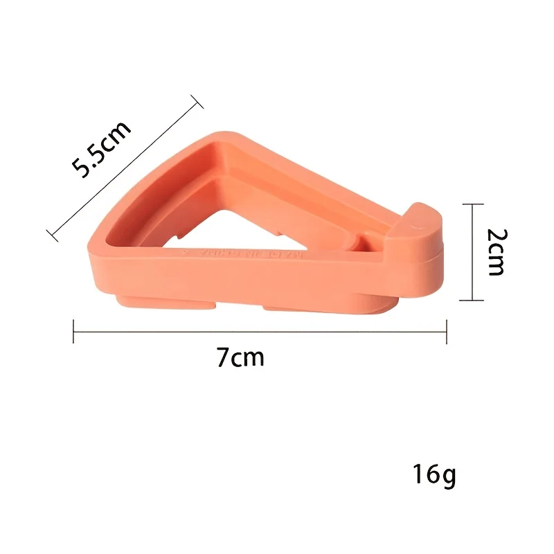 6PCS Invisible Flower Pot Feet Pads, Breathable Bottom Support Anti-Root Rot, Triangle Ventilated Plastic Tray Mat for Planters