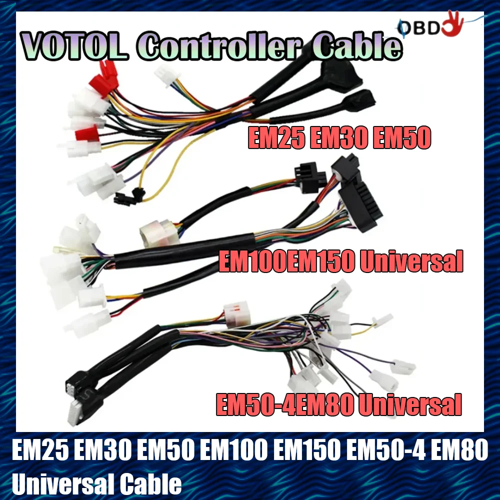NEW VOTOL EM25 EM30 EM50 EM100 EM150 EM50-4 EM80 GTS SP 7235 7255 72350 Electric Scooter controller Cable harness