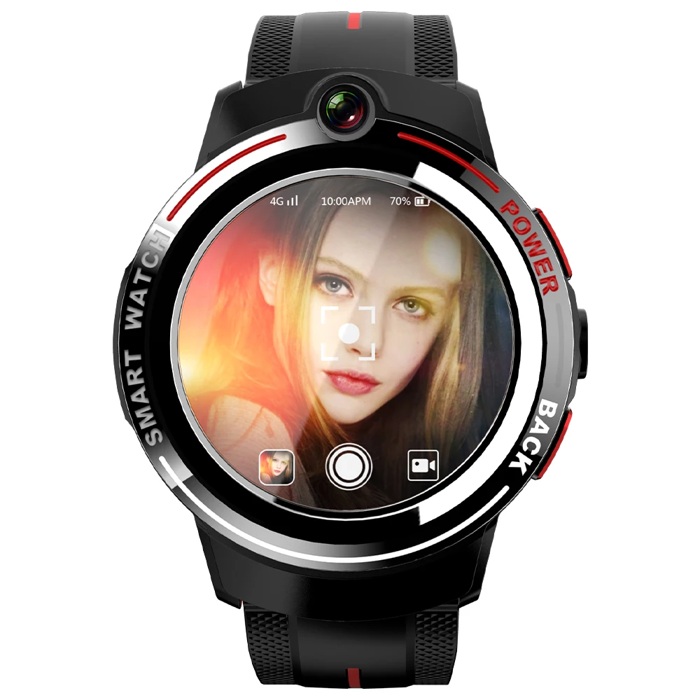 LOKMAT APPLLP 3   fashion black men smart watch futuristic  Touch Screen multiple sport mode   Camera Watch