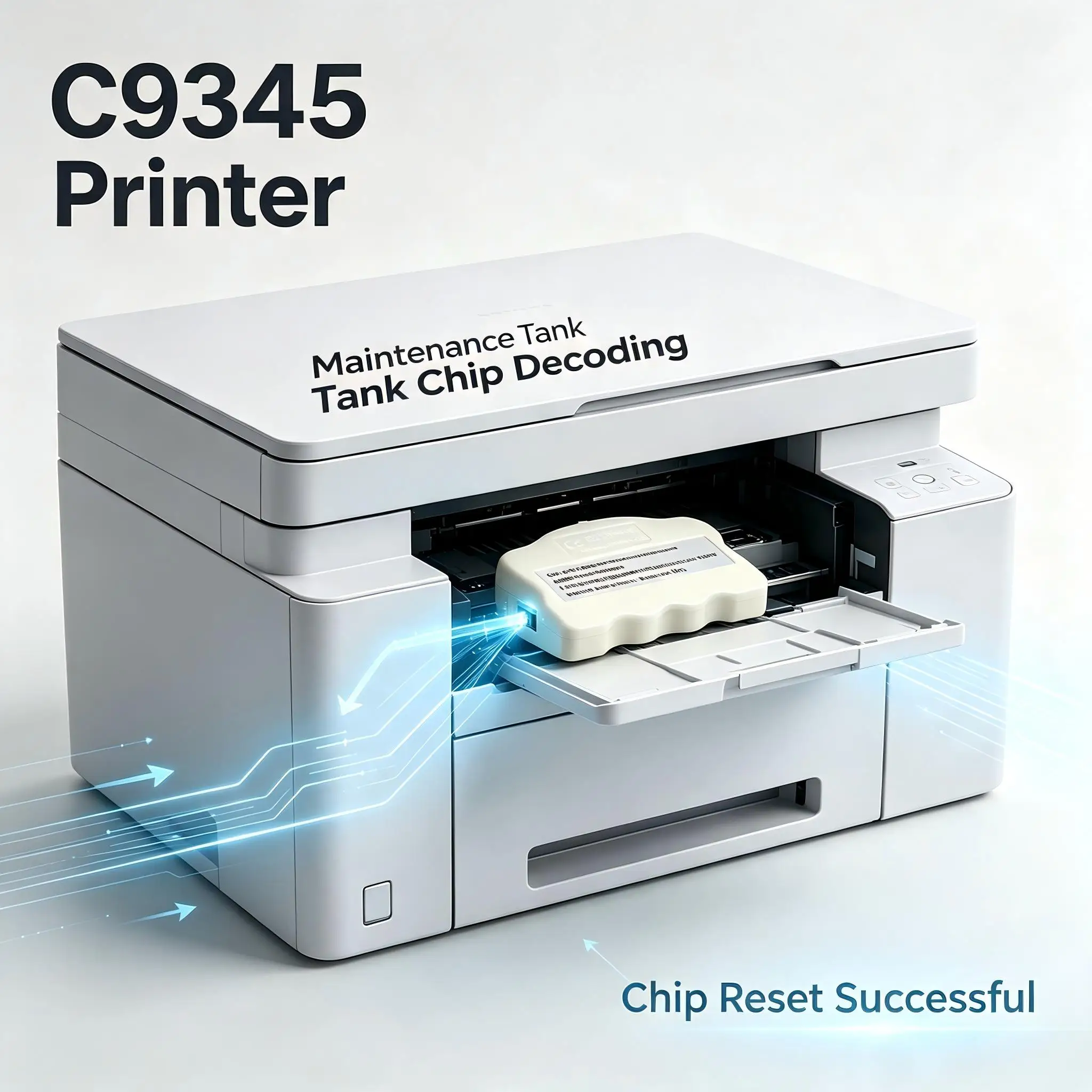 C9345 Waste Ink Chip Resetter For Epson L18050 L8050 ET-8550 8500 WF-7830 7840 7820 C8000 C5800 ET-5850 Maintenance Tank Reset