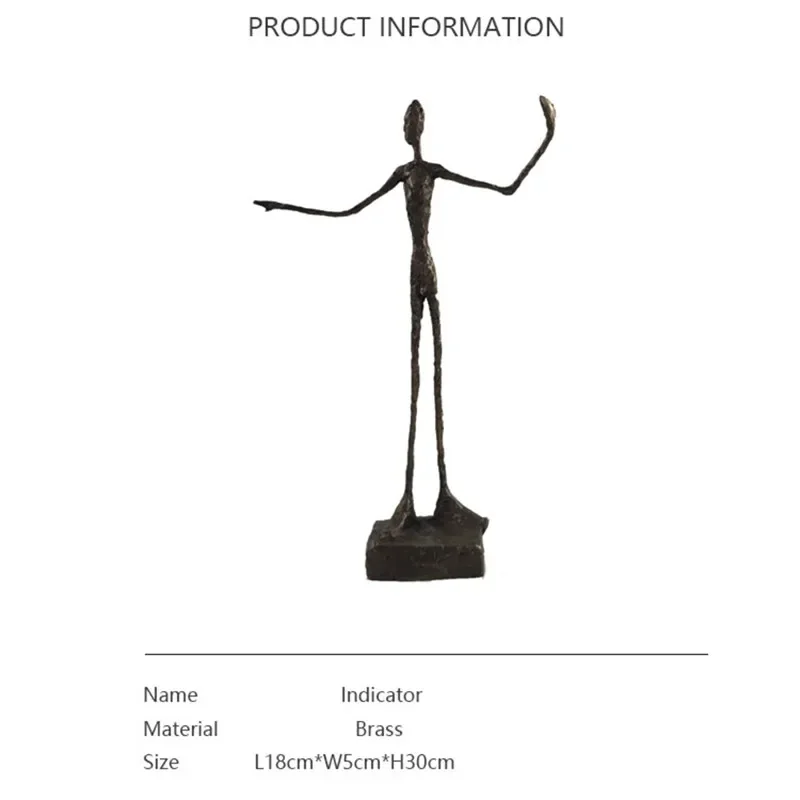 Famous Figure Statue Handmade ArtCrafts Brass Character Bronze Abstract Sculpture Living Room Home Decoration Office Furnishings